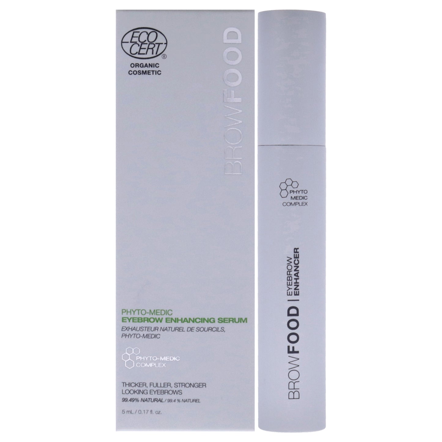 BrowFood Phyto-Medic Eyebrow Enhancer by LashFood for Women - 0.17 oz Eyebrow