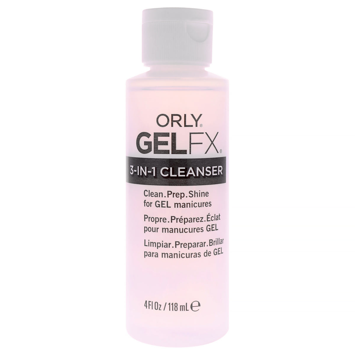 Gel Fx 3-in-1 Cleanser by Orly for Women - 4 oz Nail Cleanser