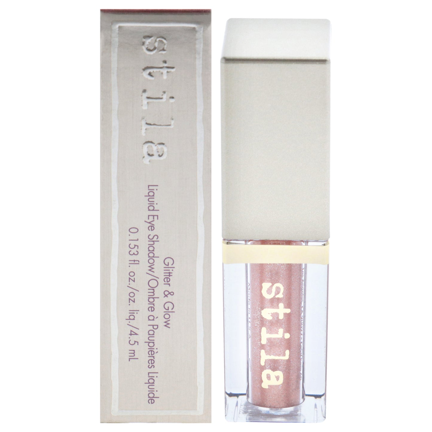 Glitter and Glow Liquid Eye Shadow - Rose Gold Retro by Stila for Women - 0.153 oz Eye Shadow