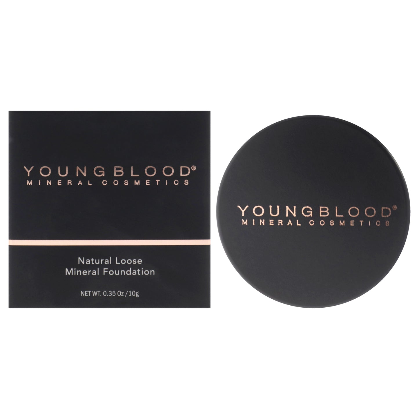 Natural Loose Mineral Foundation - Barely Beige by Youngblood for Women - 0.35 oz Foundation