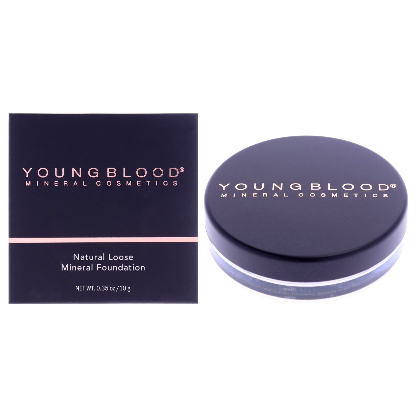 Natural Loose Mineral Foundation - Cool Beige by Youngblood for Women - 0.35 oz Foundation