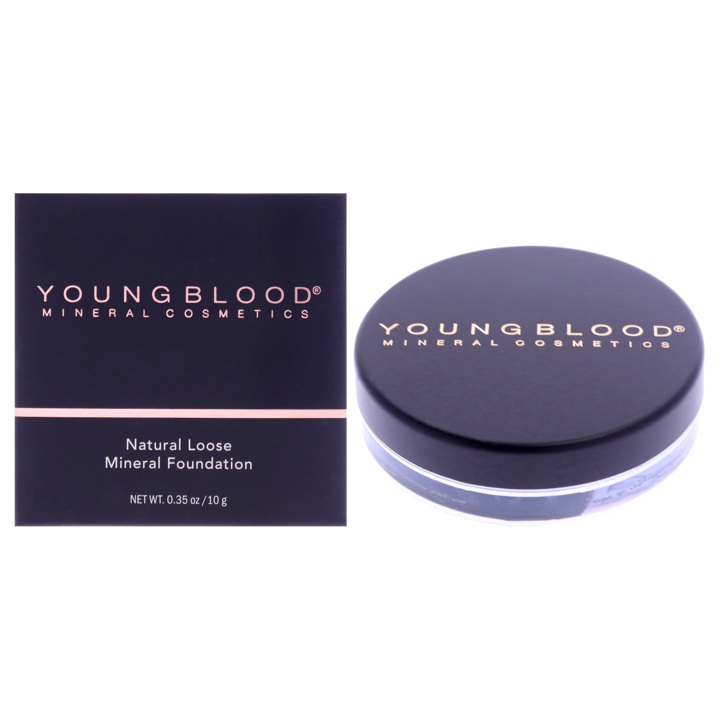 Natural Loose Mineral Foundation - Honey by Youngblood for Women - 0.35 oz Foundation