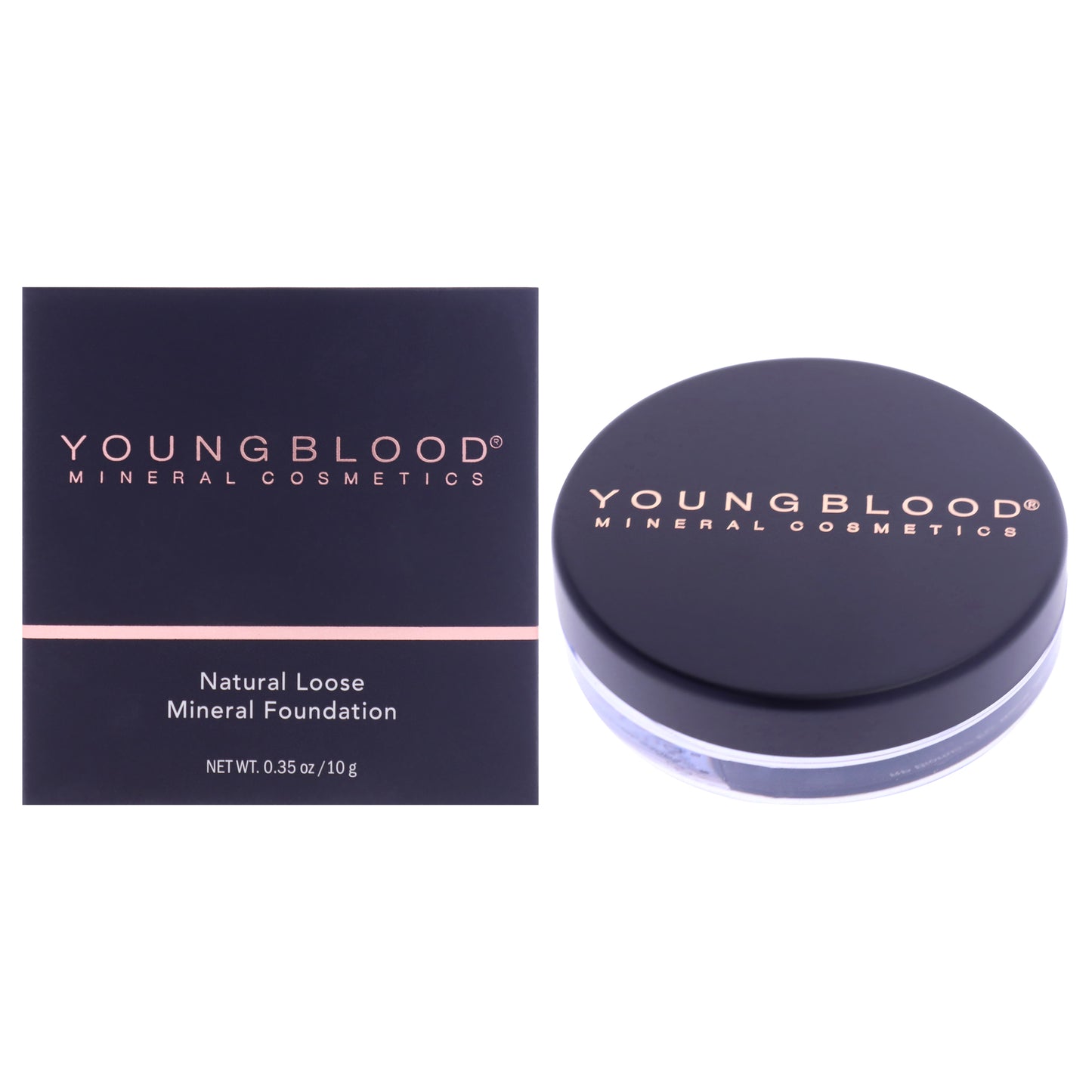 Natural Loose Mineral Foundation - Rose Beige by Youngblood for Women - 0.35 oz Foundation