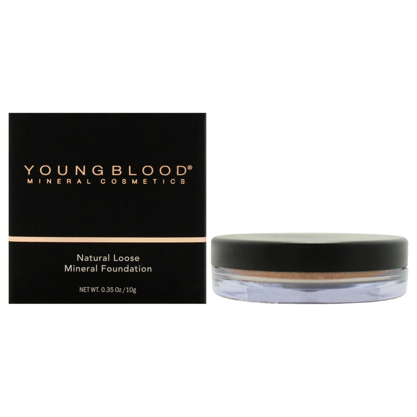 Natural Loose Mineral Foundation - Toffee by Youngblood for Women - 0.35 oz Foundation