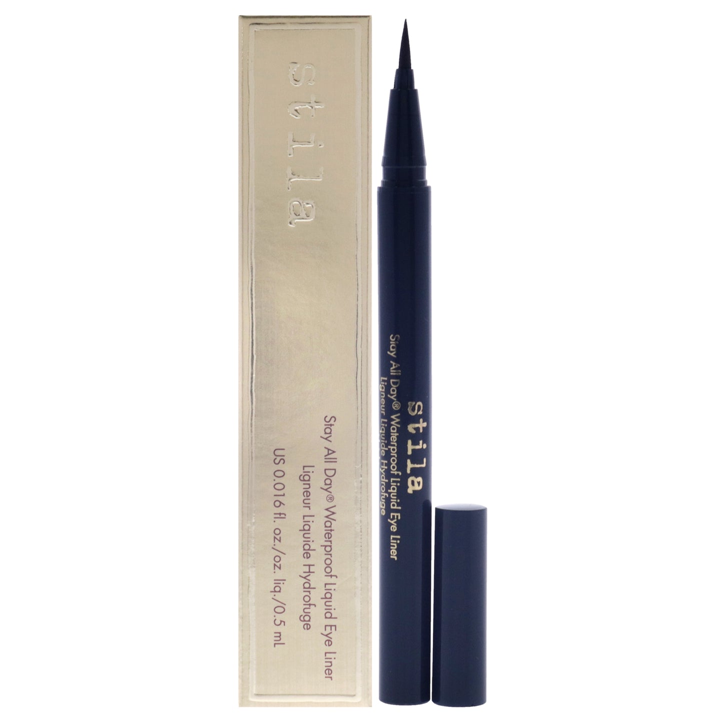 Stay All Day Waterproof Liquid Eye Liner - Midnight 0.016 oz Eyeliner