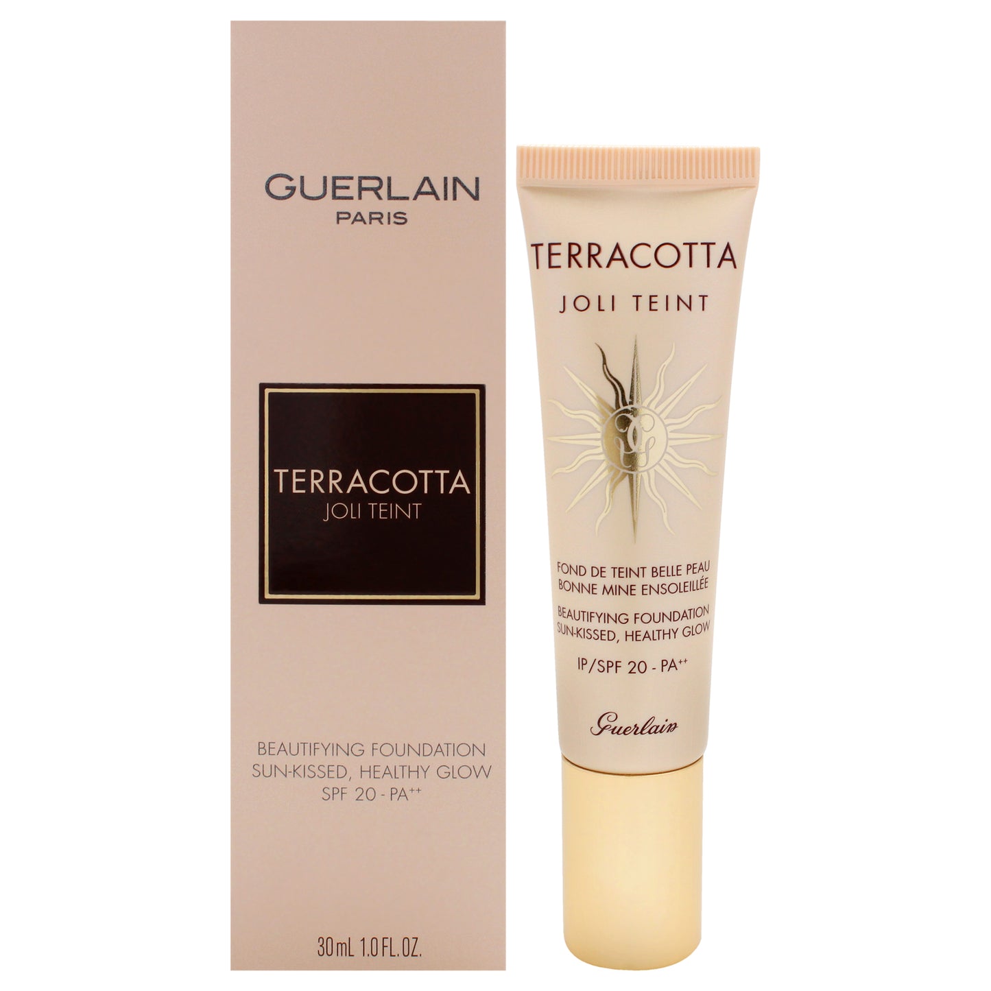 Terracotta Joli Teint Beautifying Foundation SPF 20 - Natural by Guerlain for Women - 1 oz Foundation