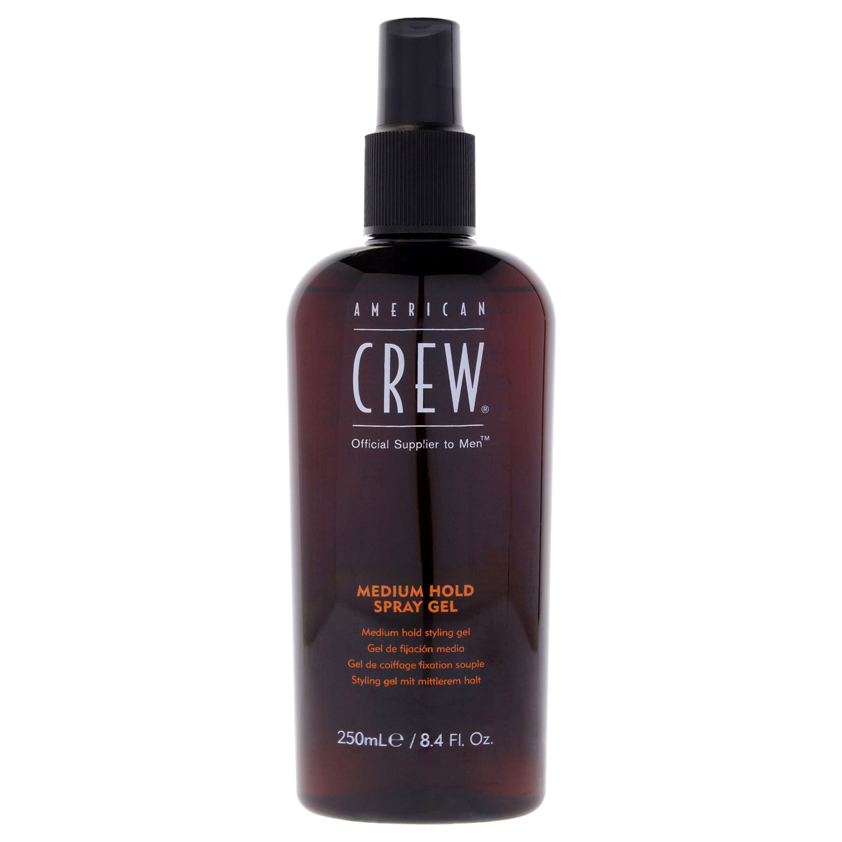Spray Gel - Medium Hold by American Crew for Men - 8.4 oz Spray