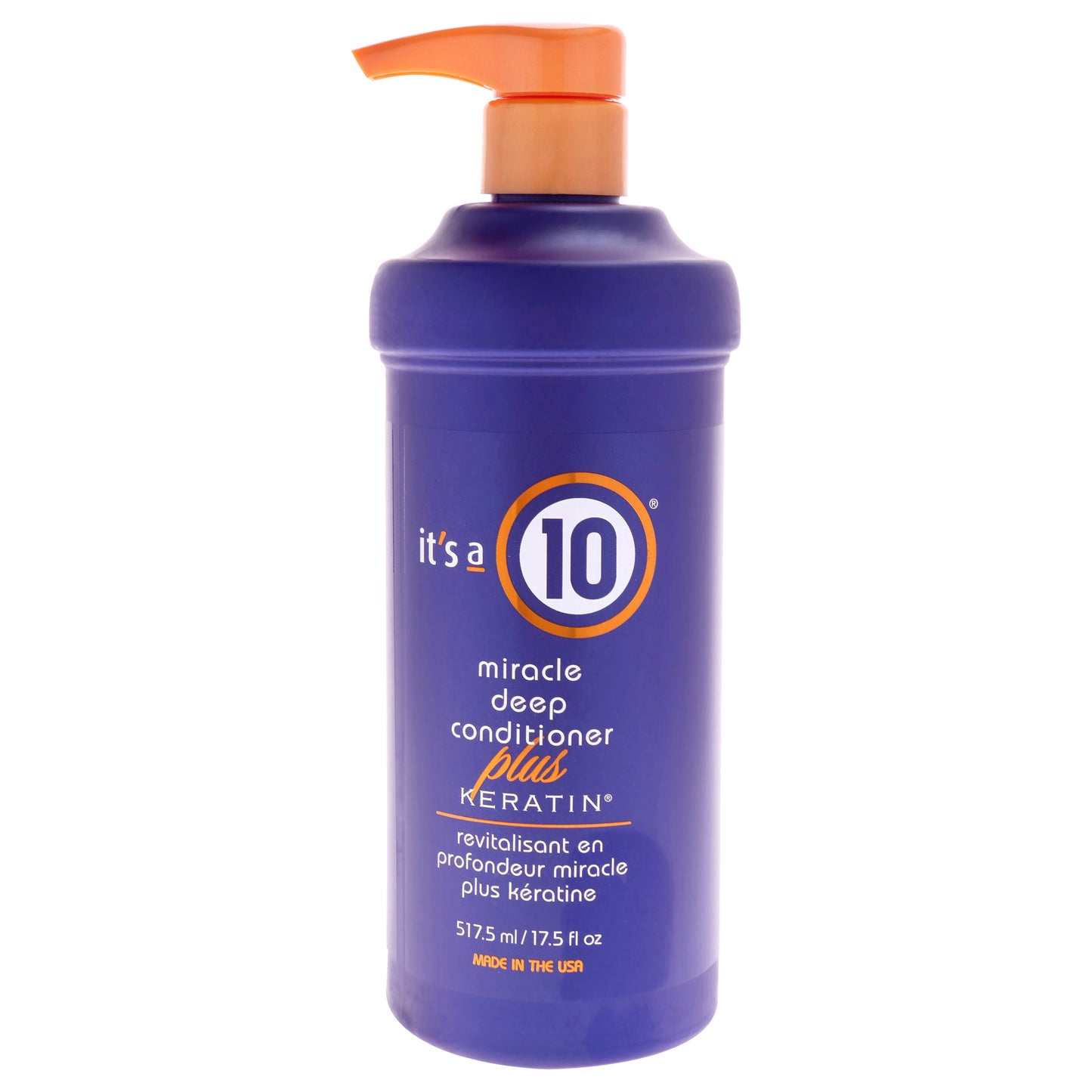 Miracle Deep Conditioner Plus Keratin by Its A 10 for Unisex - 17.5 oz Conditioner