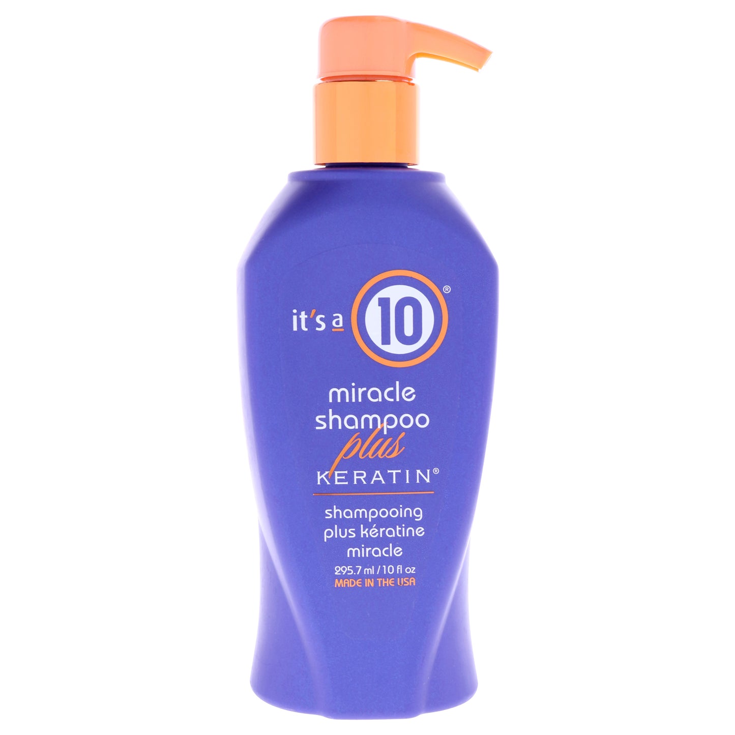 Miracle Shampoo Plus Keratin by Its A 10 for Unisex - 10 oz Shampoo