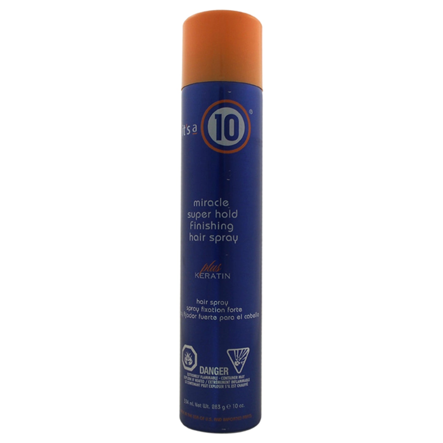 Miracle Super Hold Finishing Hairspray Plus Keratin 10 oz Hair Spray