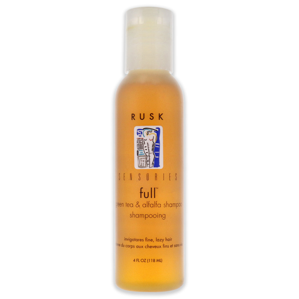 Sensories Full Green Tea Alfalfa Shampoo by Rusk for Unisex - 4 oz Shampoo