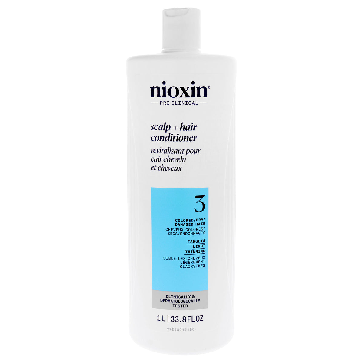 System 3 Scalp Plus Hair Conditioner by Nioxin for Unisex - 33.8 oz Conditioner