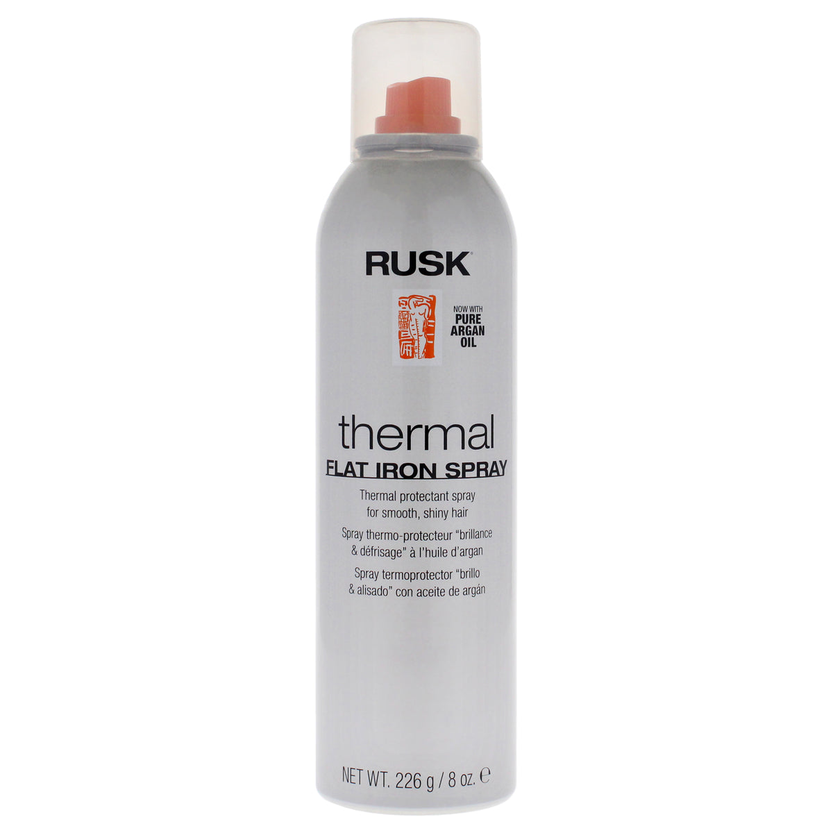 Thermal Flat Iron Spray by Rusk for Unisex - 8.8 oz Hair Spray
