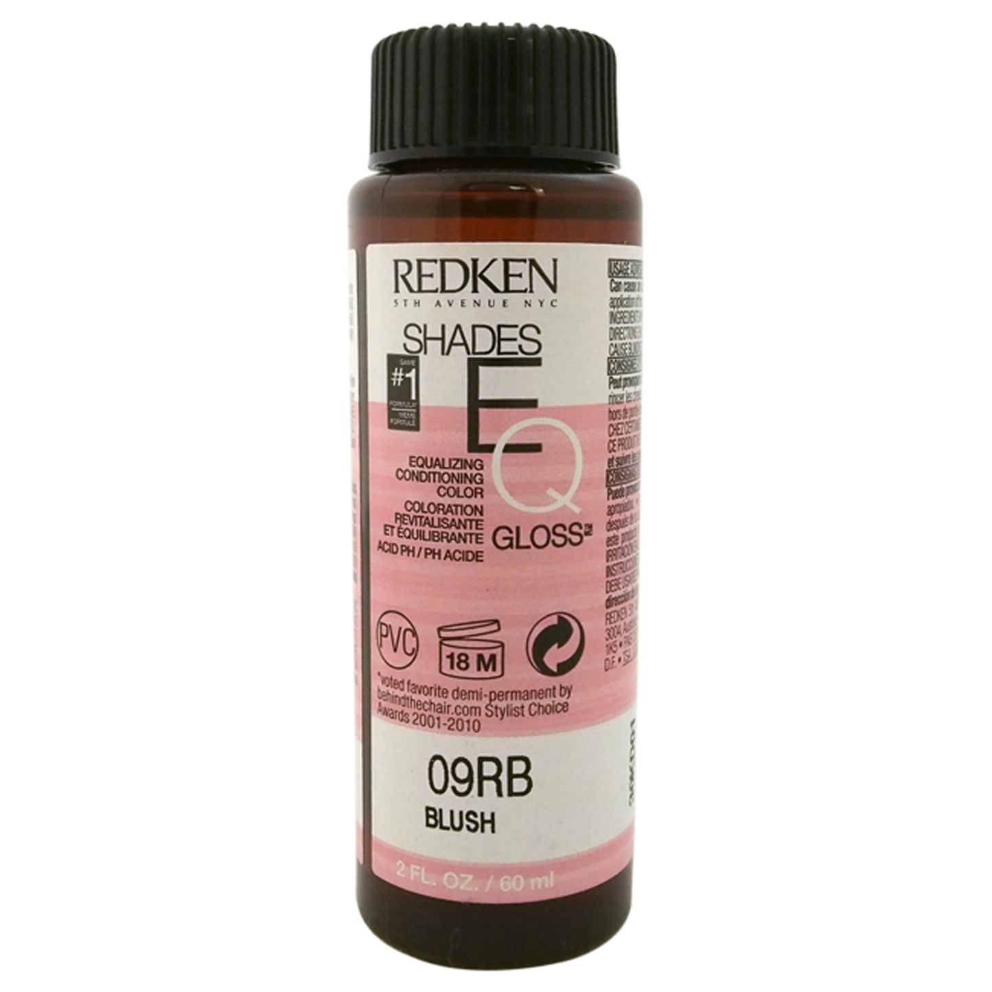 Shades EQ Color Gloss - 09RB Blush by Redken for Women - 2 oz Hair Color