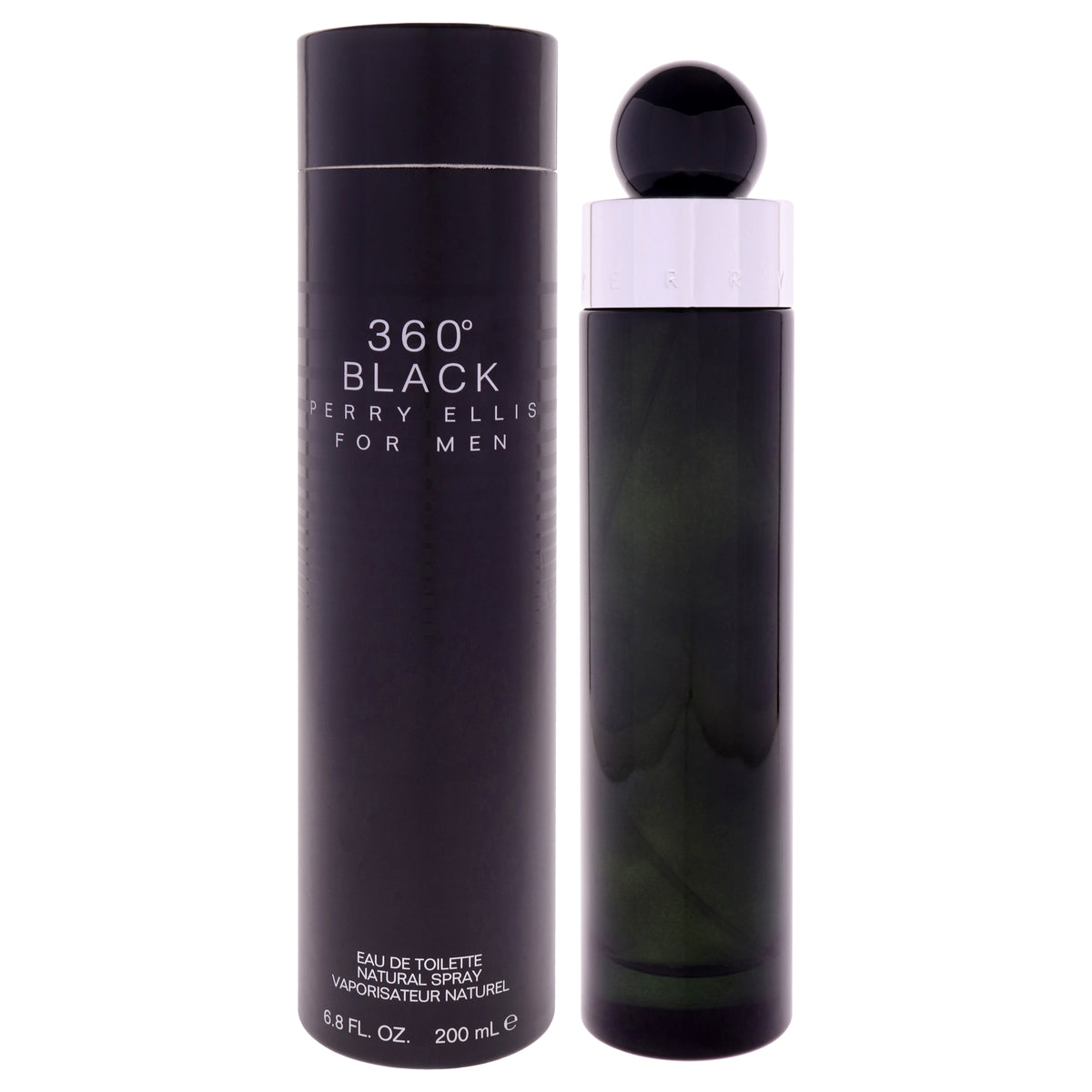 360 Black by Perry Ellis for Men - 6.8 oz EDT Spray