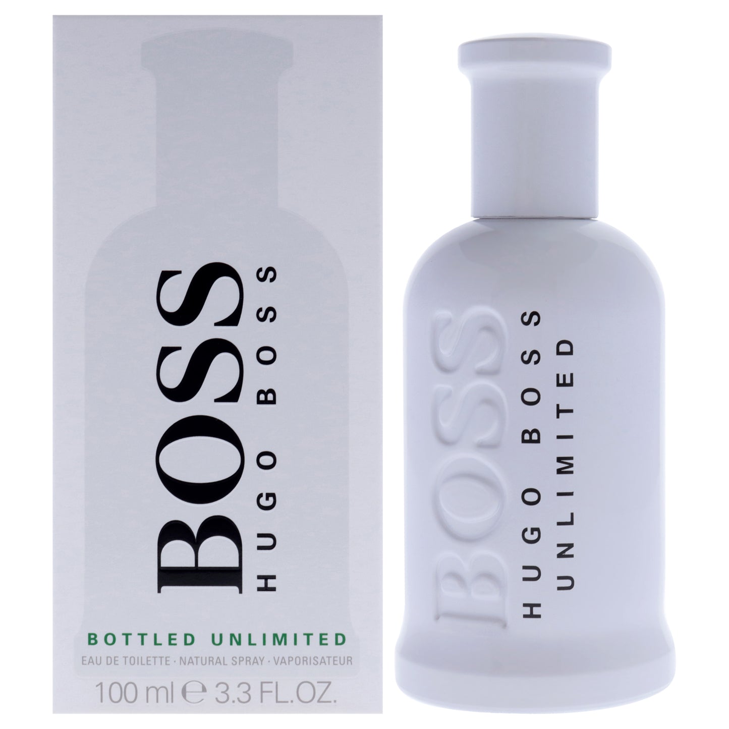 Boss Bottled Unlimited by Hugo Boss for Men - 3.3 oz EDT Spray