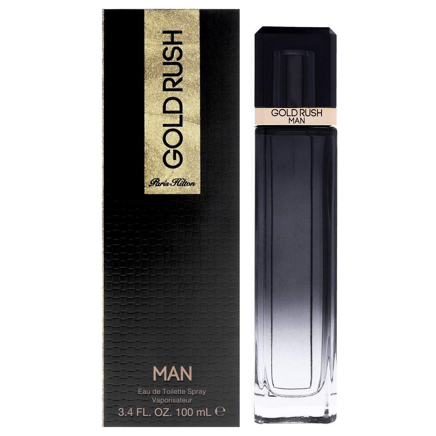 Gold Rush by Paris Hilton for Men - 3.4 oz EDT Spray