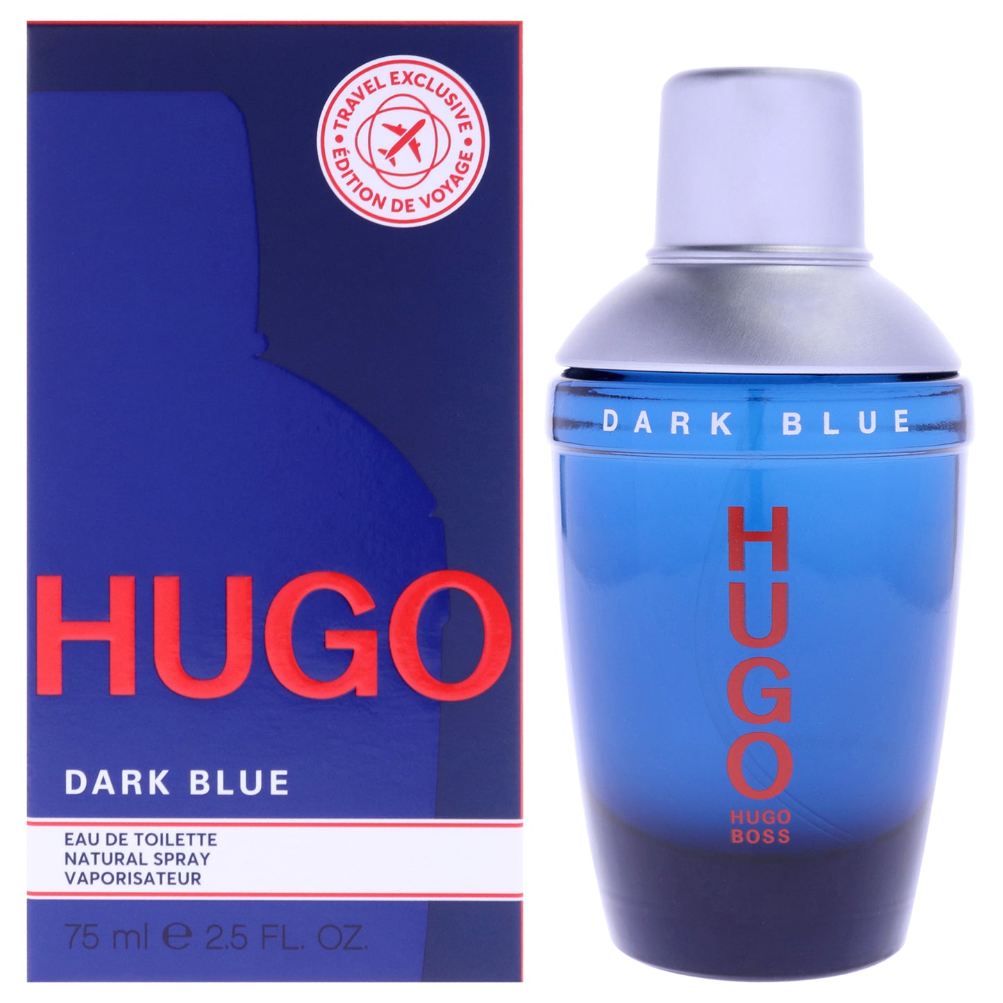 Hugo Dark Blue by Hugo Boss for Men - 2.5 oz EDT Spray