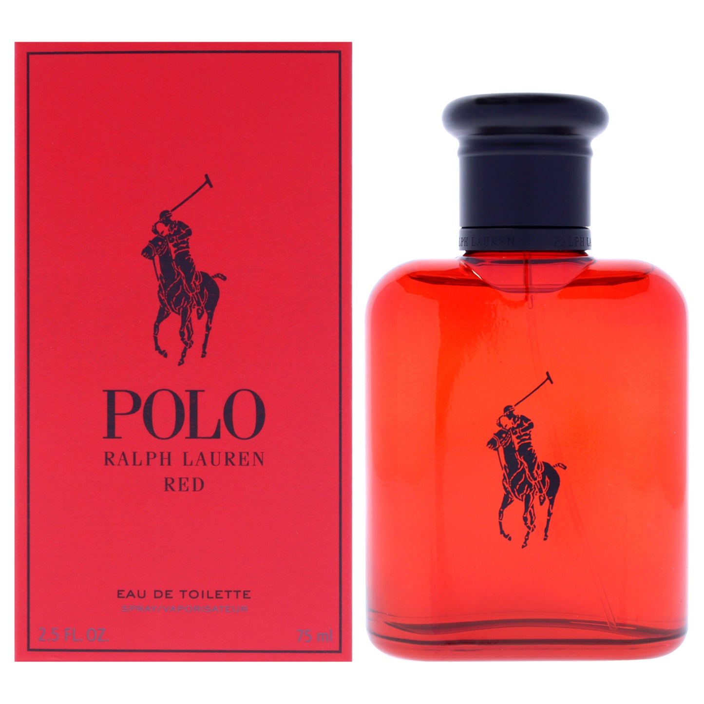 Polo Red by Ralph Lauren for Men - 2.5 oz EDT Spray (Refillable)