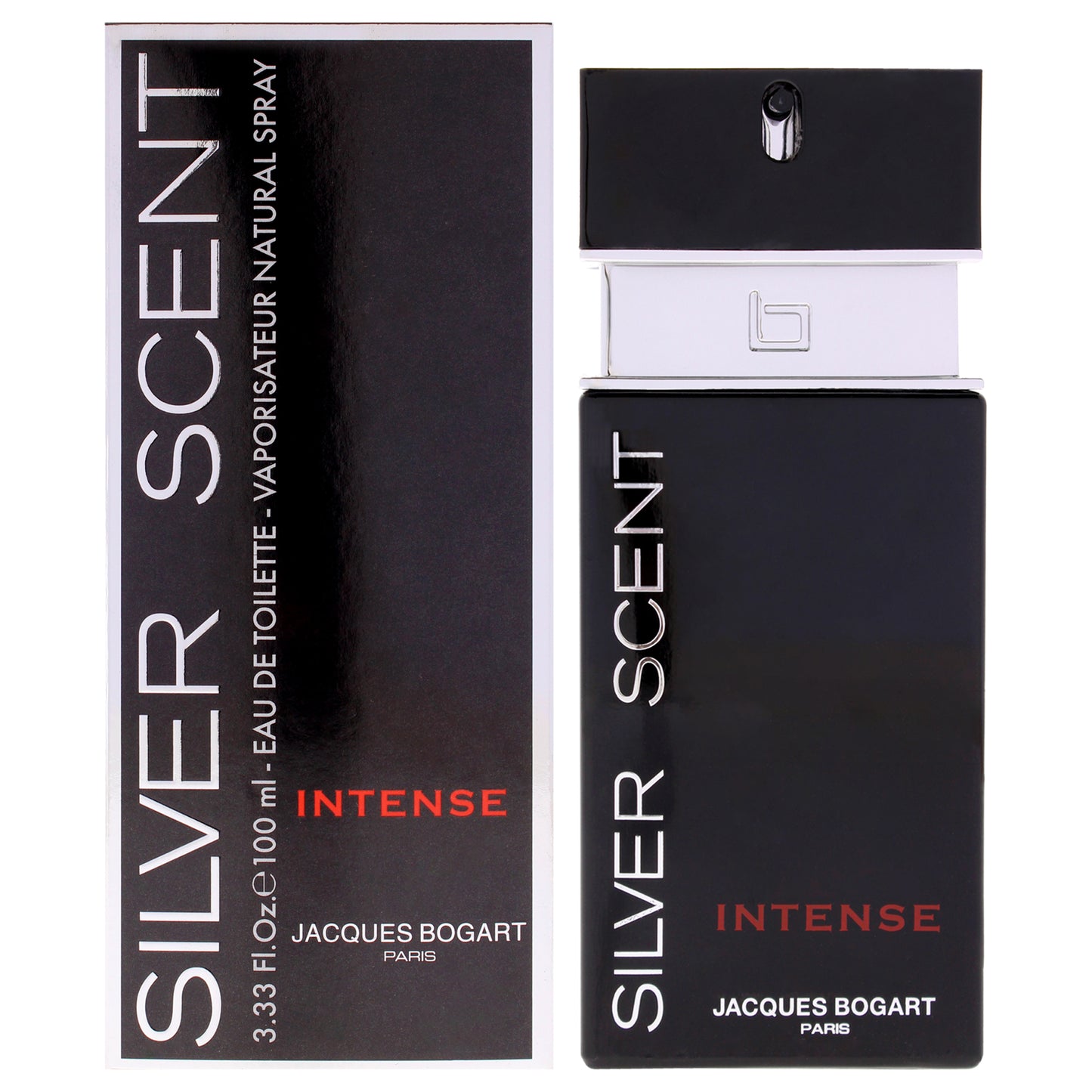 Silver Scent Intense by Jacques Bogart for Men - 3.3 oz EDT Spray