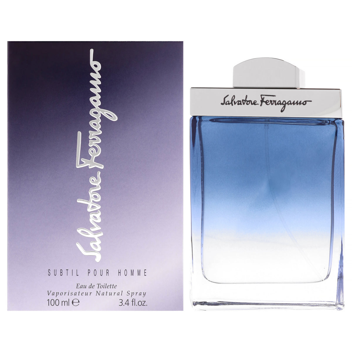 Subtil by Salvatore Ferragamo for Men - 3.4 oz EDT Spray