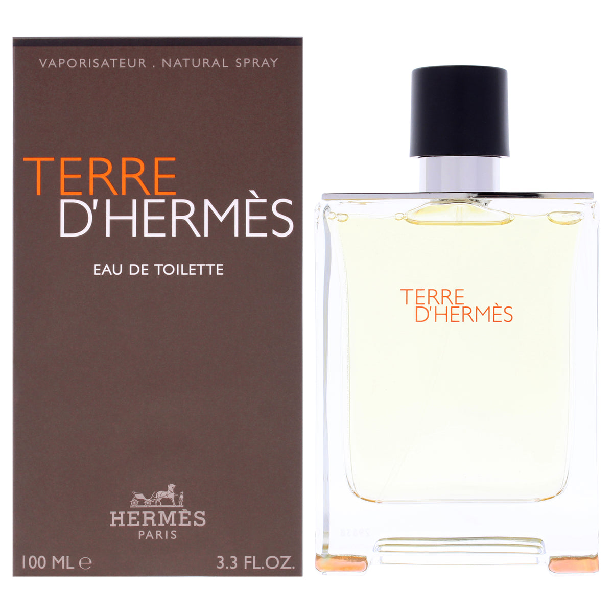 Terre DHermes by Hermes for Men - 3.3 oz EDT Spray