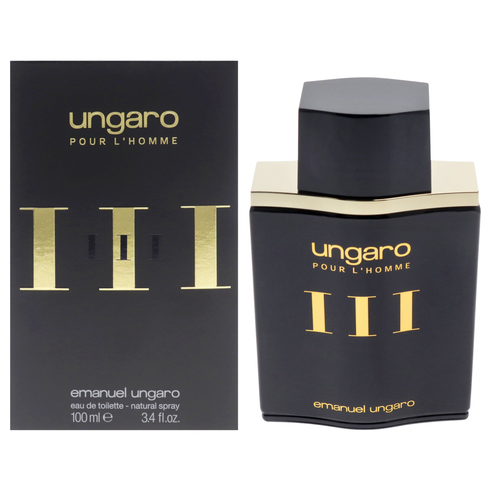 Ungaro III by Emanuel Ungaro for Men - 3.4 oz EDT Spray