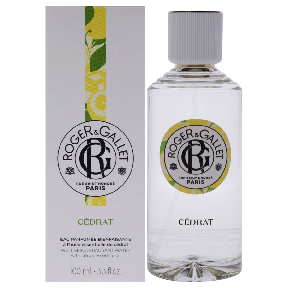 Citron by Roger & Gallet for Unisex - 3.3 oz Fragrant Water Spray