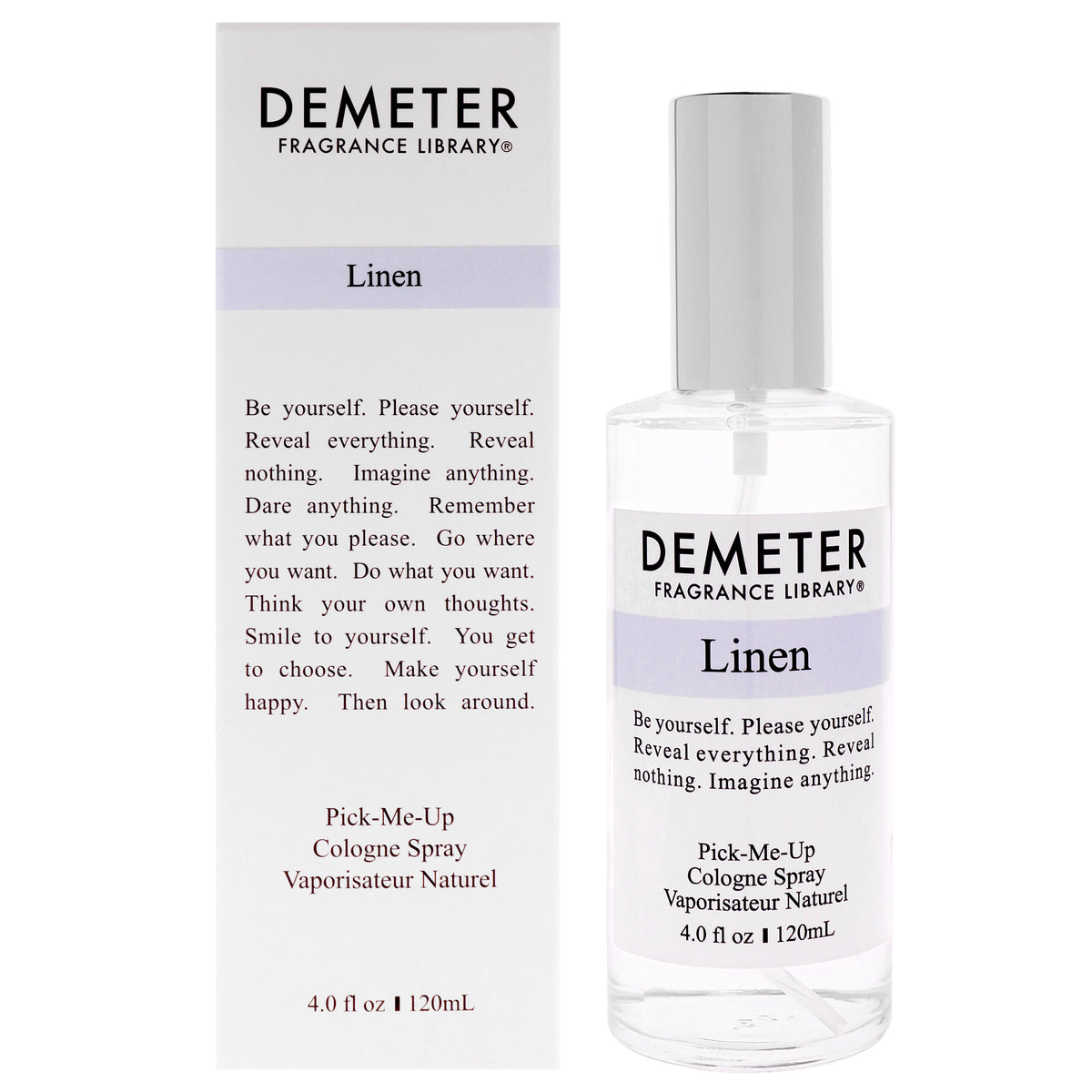 Linen by Demeter for Unisex - 4 oz Cologne Spray
