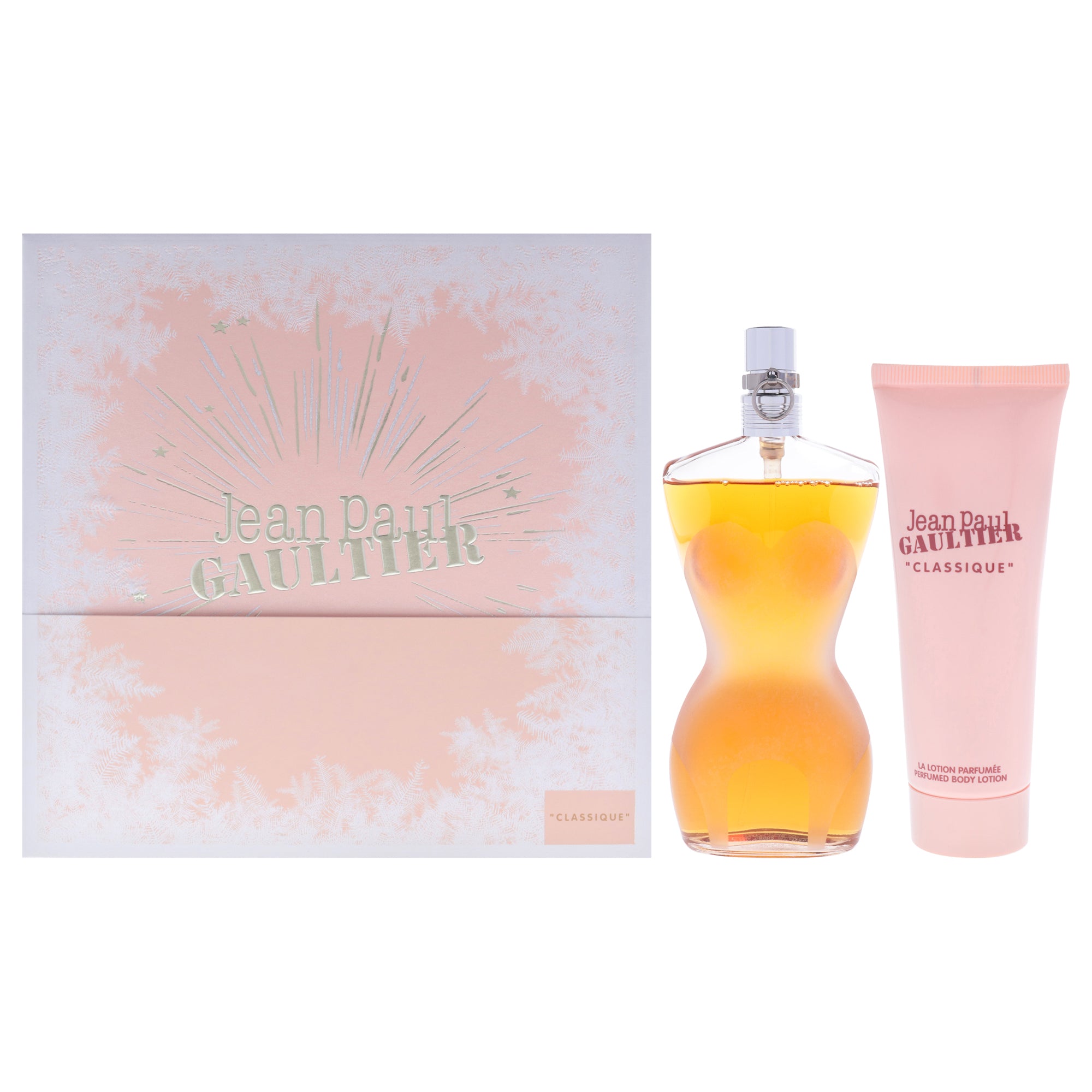 Classique by Jean Paul Gaultier for Women - 2 Pc Gift Set 3.4oz EDT Spray, 2.5oz Perfumed Body Lotion