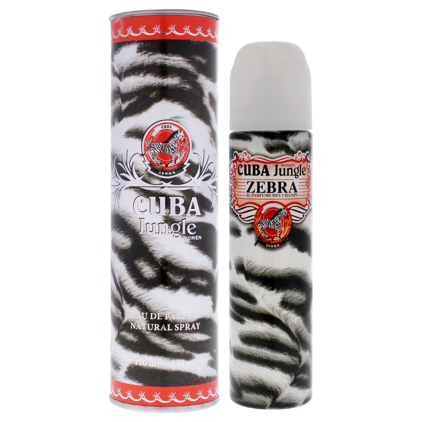 Cuba Jungle Zebra by Cuba for Women - 3.3 oz EDP Spray