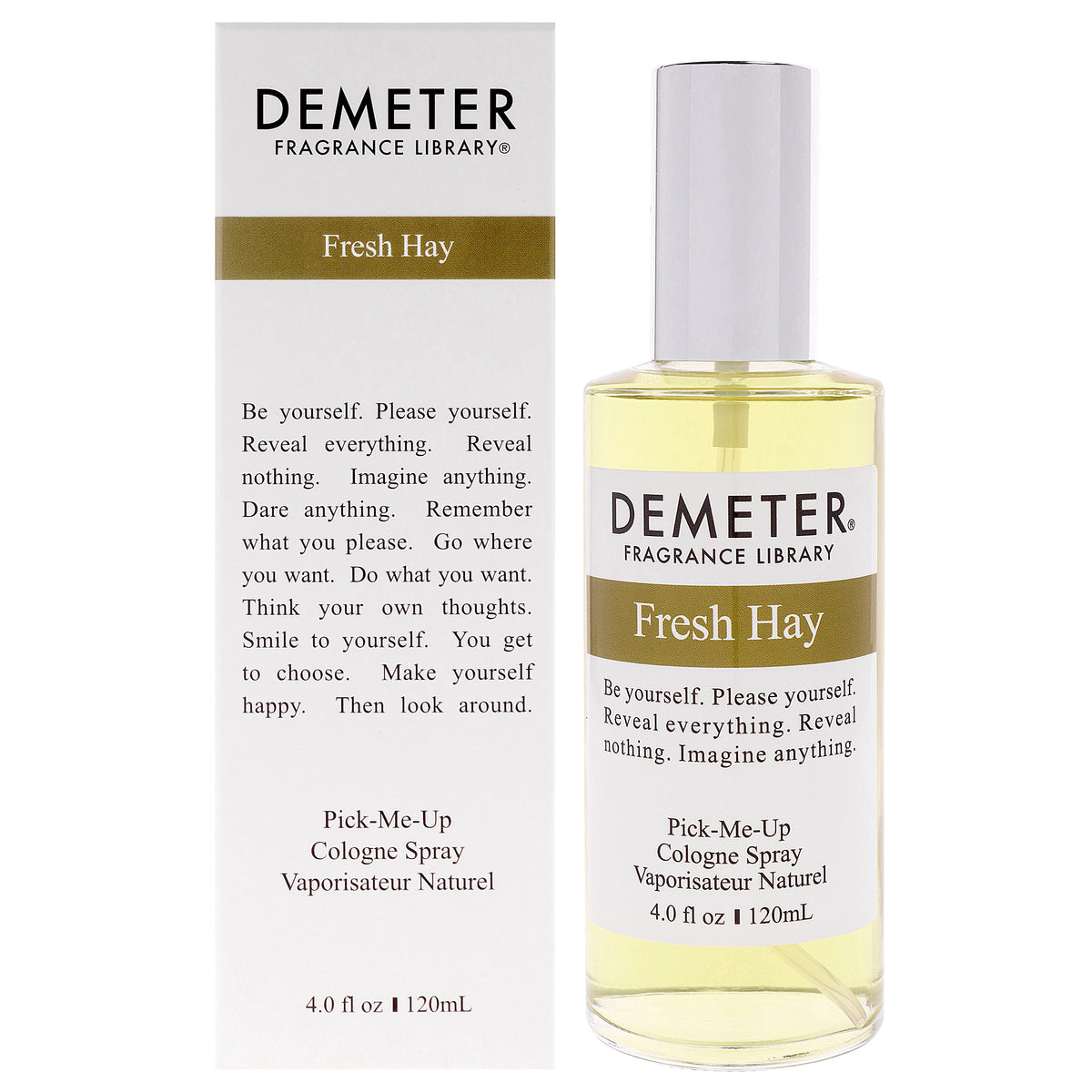 Fresh Hay by Demeter for Unisex - 4 oz Cologne Spray