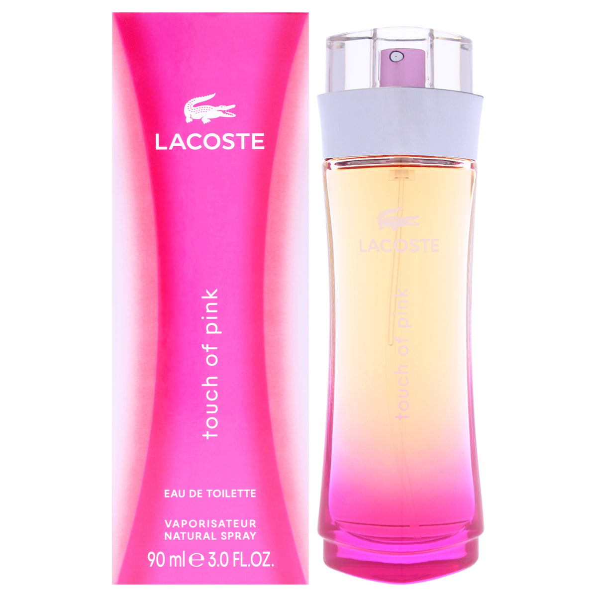 Touch of Pink by Lacoste for Women - 3 oz EDT Spray