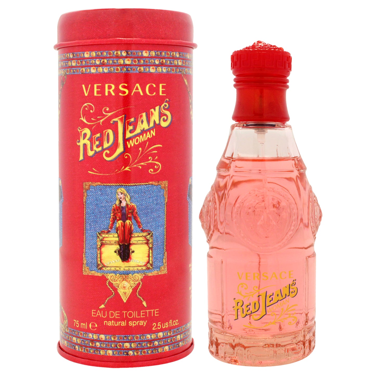 Red Jeans by Versace for Women - 2.5 oz EDT Spray