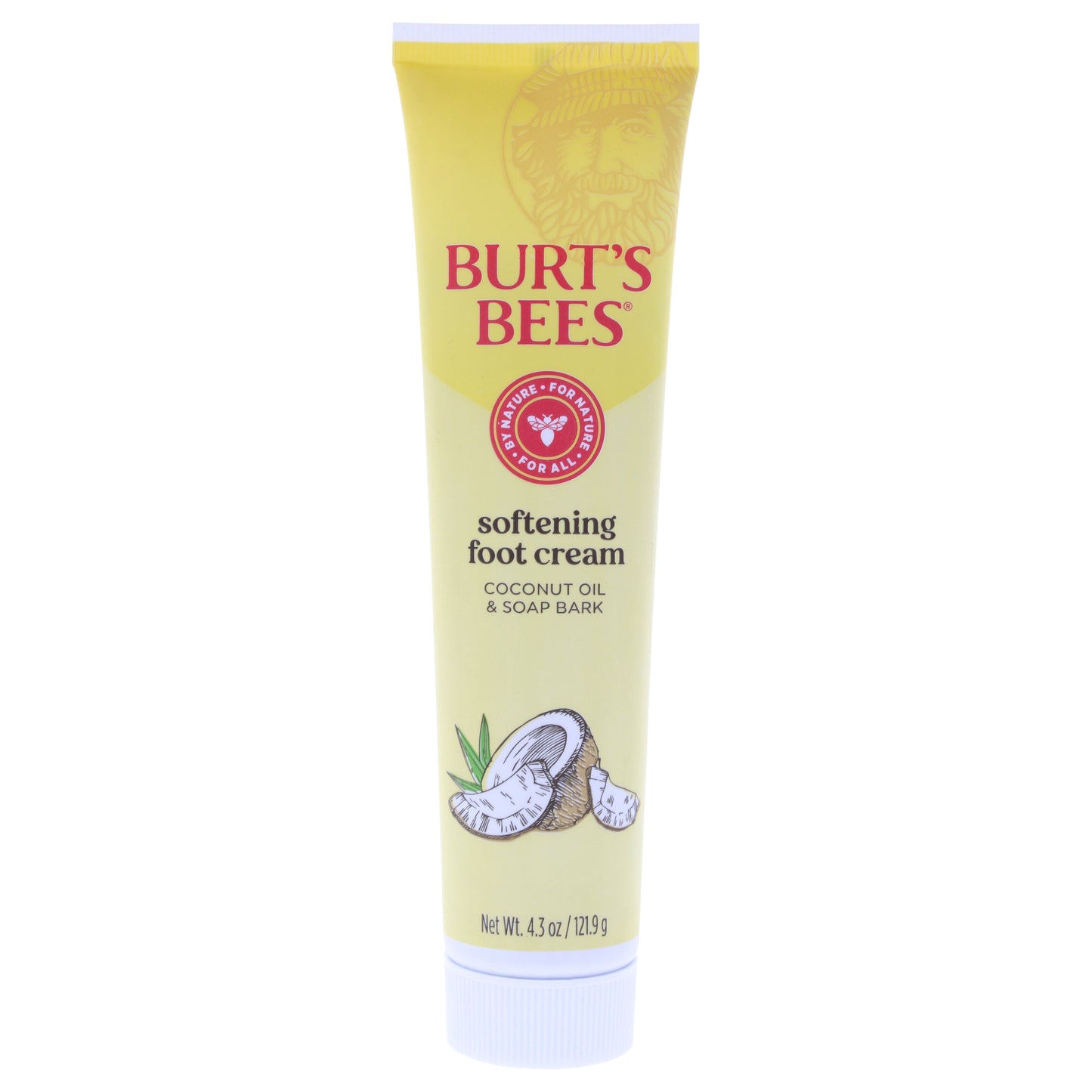 Softening Foot Cream - Coconut by Burts Bees for Unisex - 4.3 oz Cream