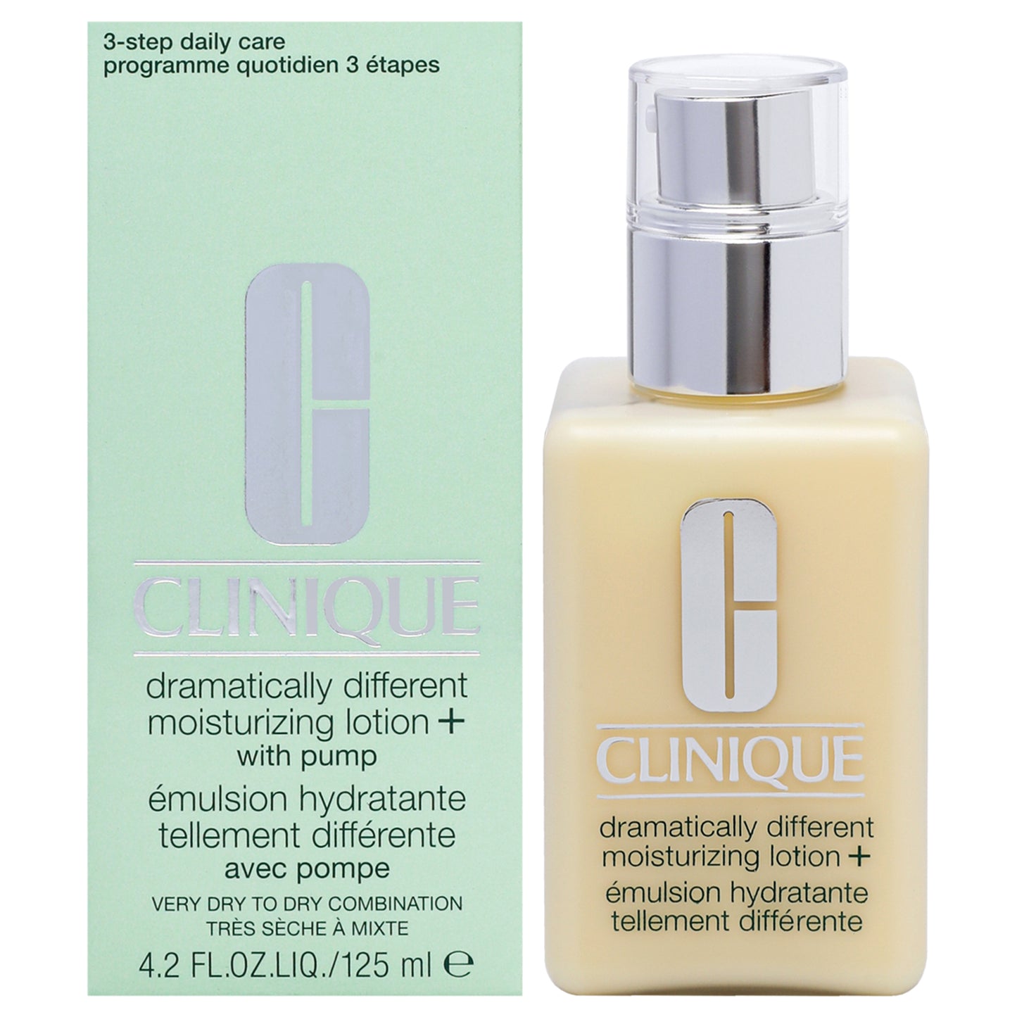 Dramatically Different Moisturizing Lotion Plus - Very Dry To Dry Combination Skin by Clinique for Unisex - 4.2 oz Moisturizer