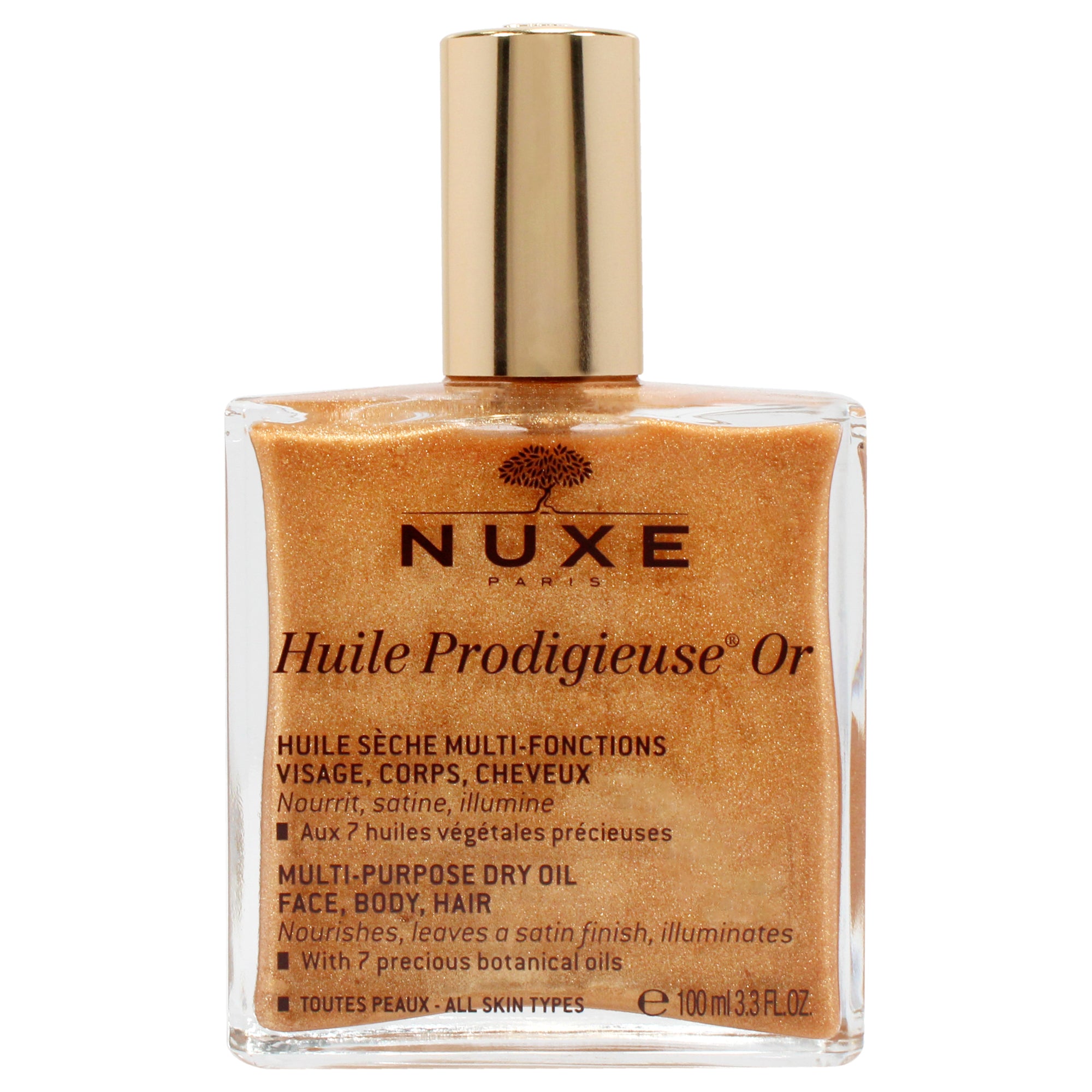 Huile Prodigieuse Or Multi-Purpose Dry Oil - Golden Shimmer by Nuxe for Unisex - 3.3 oz Oil