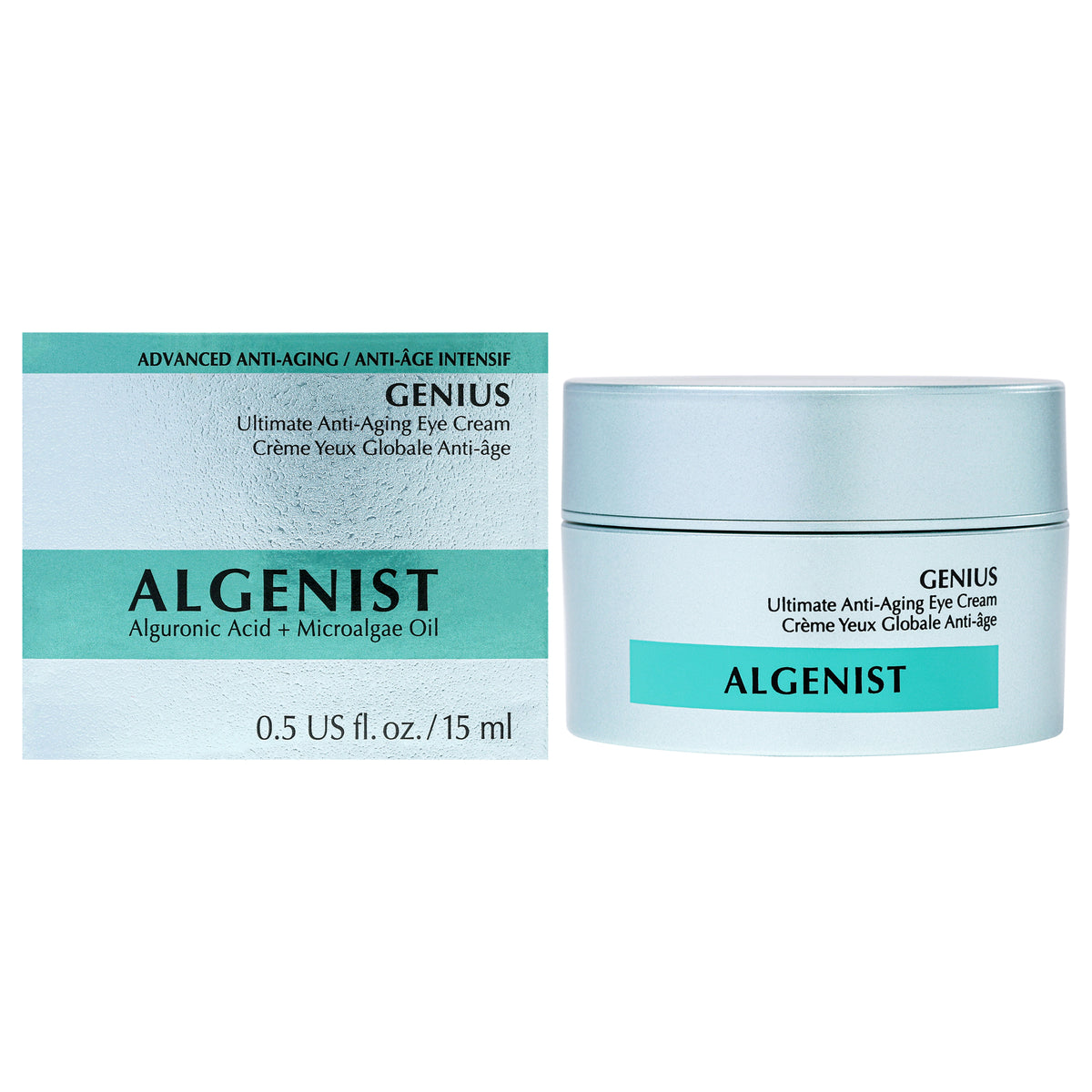 Genius Ultimate Anti-Aging Eye Cream by Algenist for Women - 0.5 oz Cream