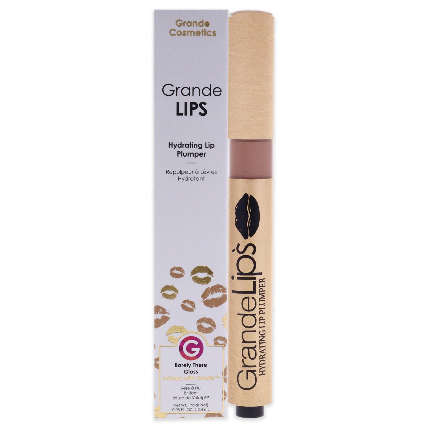 Grande Lips Hydrating Lip Plumper - Barely There 0.08 oz Lip Gloss
