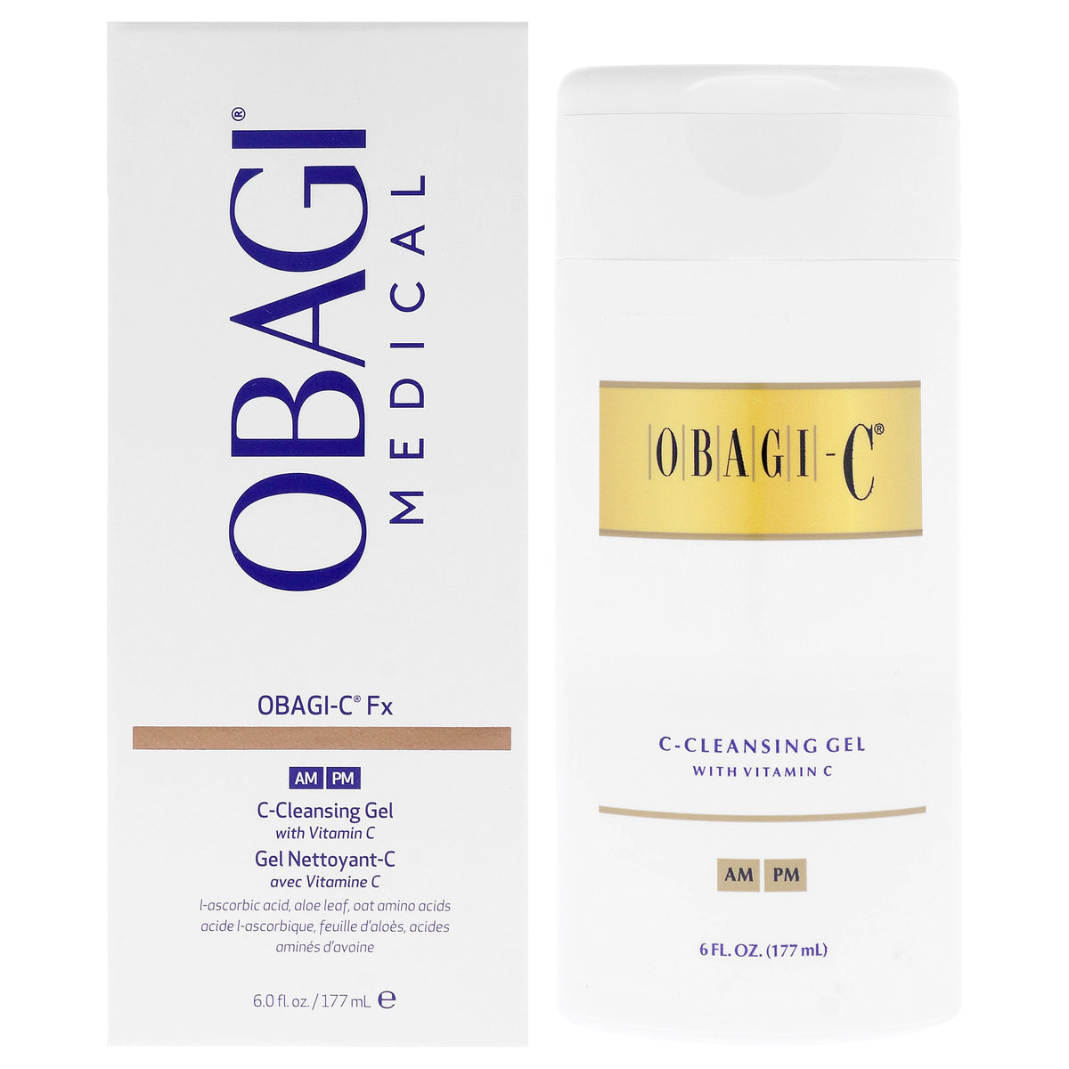 C-Cleansing Gel with Vitamin C by Obagi for Unisex- 6 oz Gel