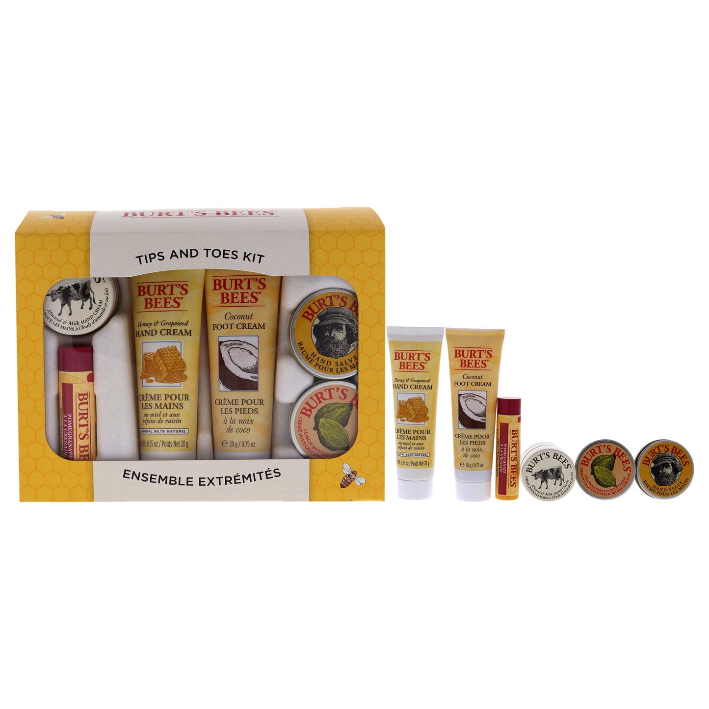Tips and Toes Kit 6 Pc Kit 0.3oz Hand Salve