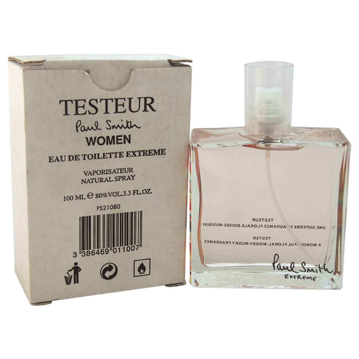 Paul Smith Extreme by Paul Smith for Women - 3.4 oz EDT Spray