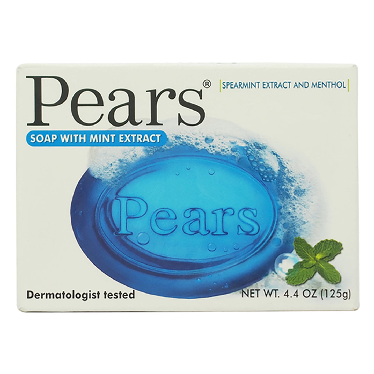 Pure and Gentle with Glycerin and Mint Extracts - Blue 4.4 oz Bar Soap