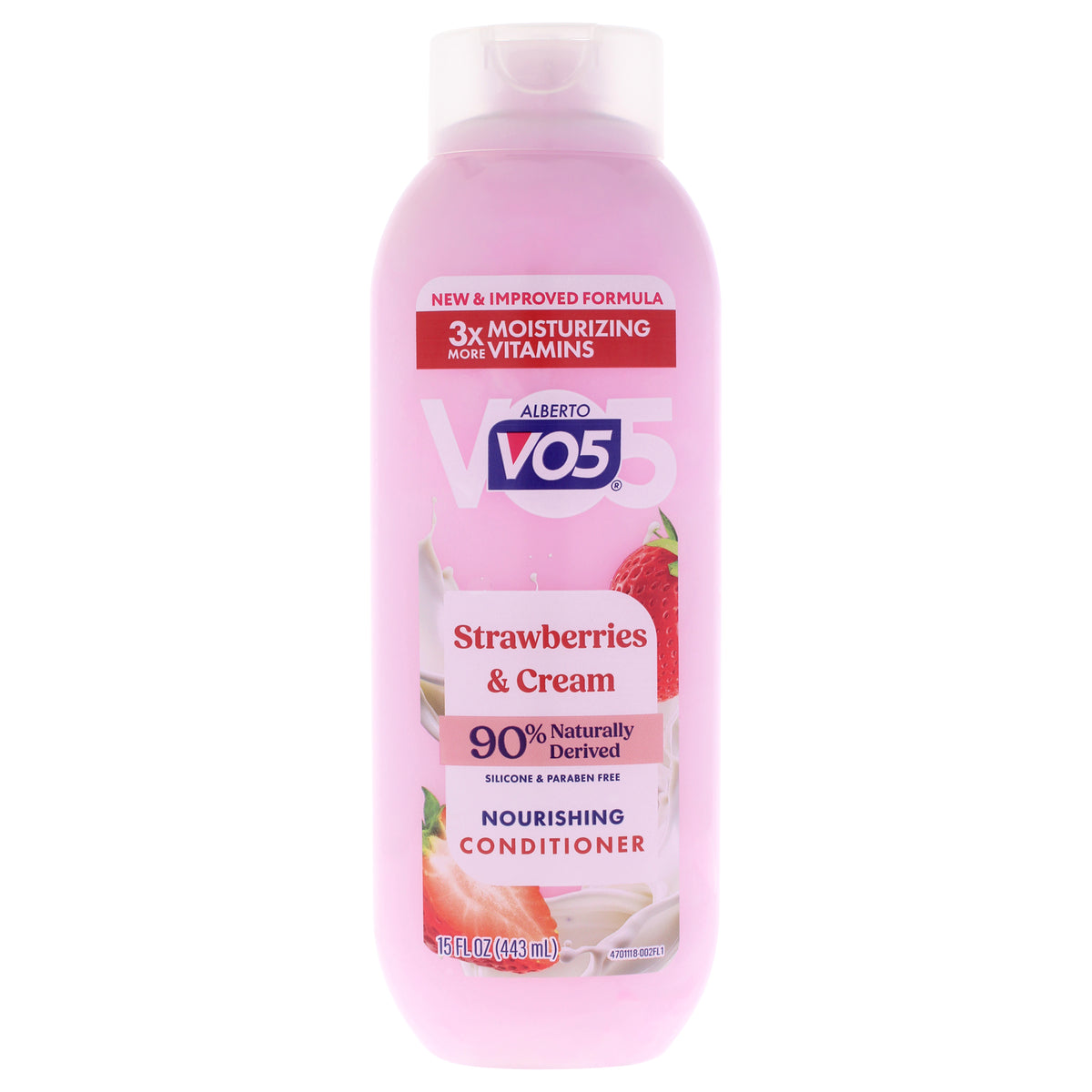 Moisturizing Strawberries Cream Conditioner by Alberto VO5 for Unisex - 15 oz Conditioner