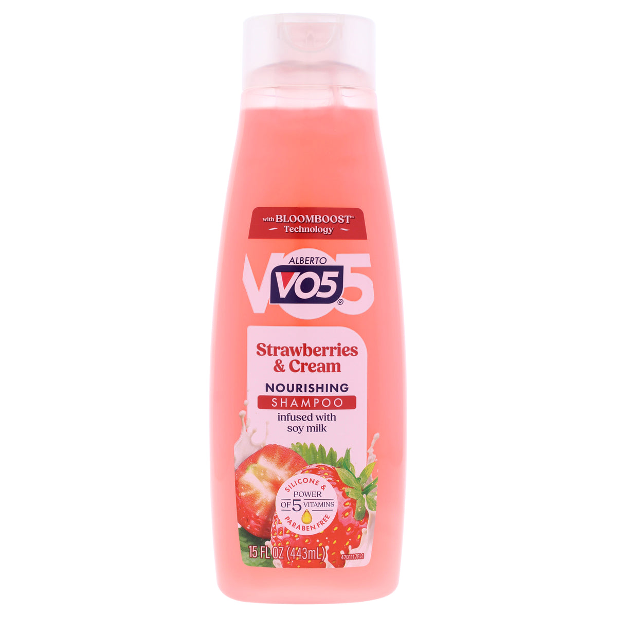 Moisturizing Strawberries Cream Shampoo by Alberto VO5 for Unisex - 15 oz Shampoo