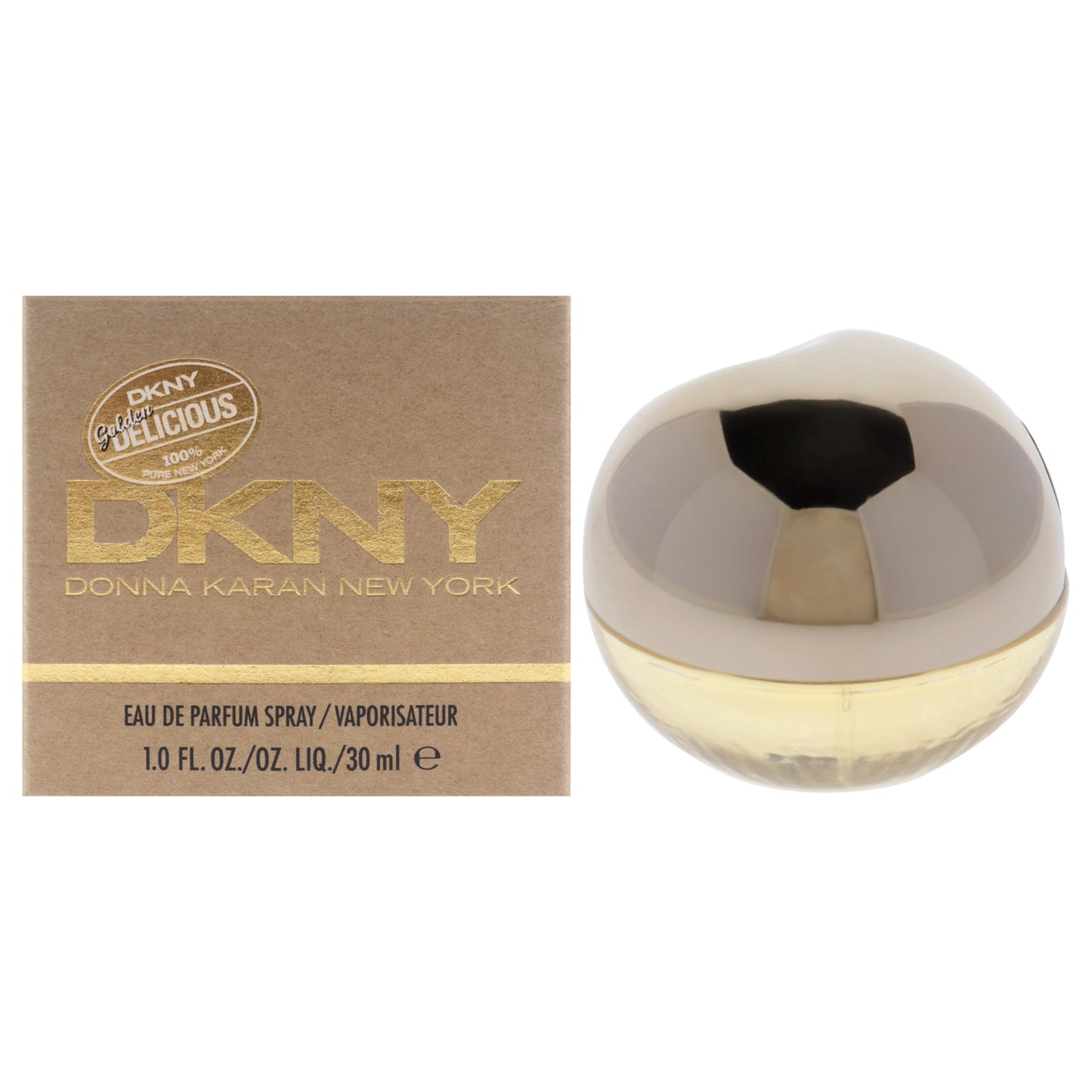 DKNY Be Delicious - Golden by Donna Karan for Women - 1 oz EDP Spray