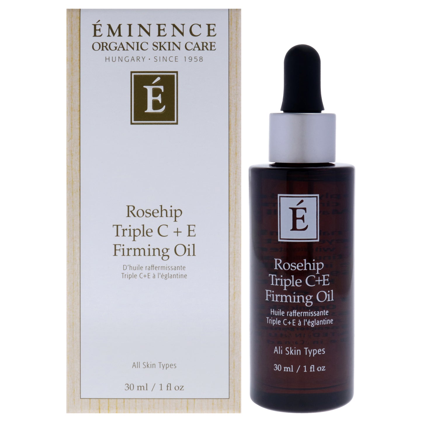 Rosehip Triple C Plus E Firming Oil by Eminence for Unisex - 1 oz Oil
