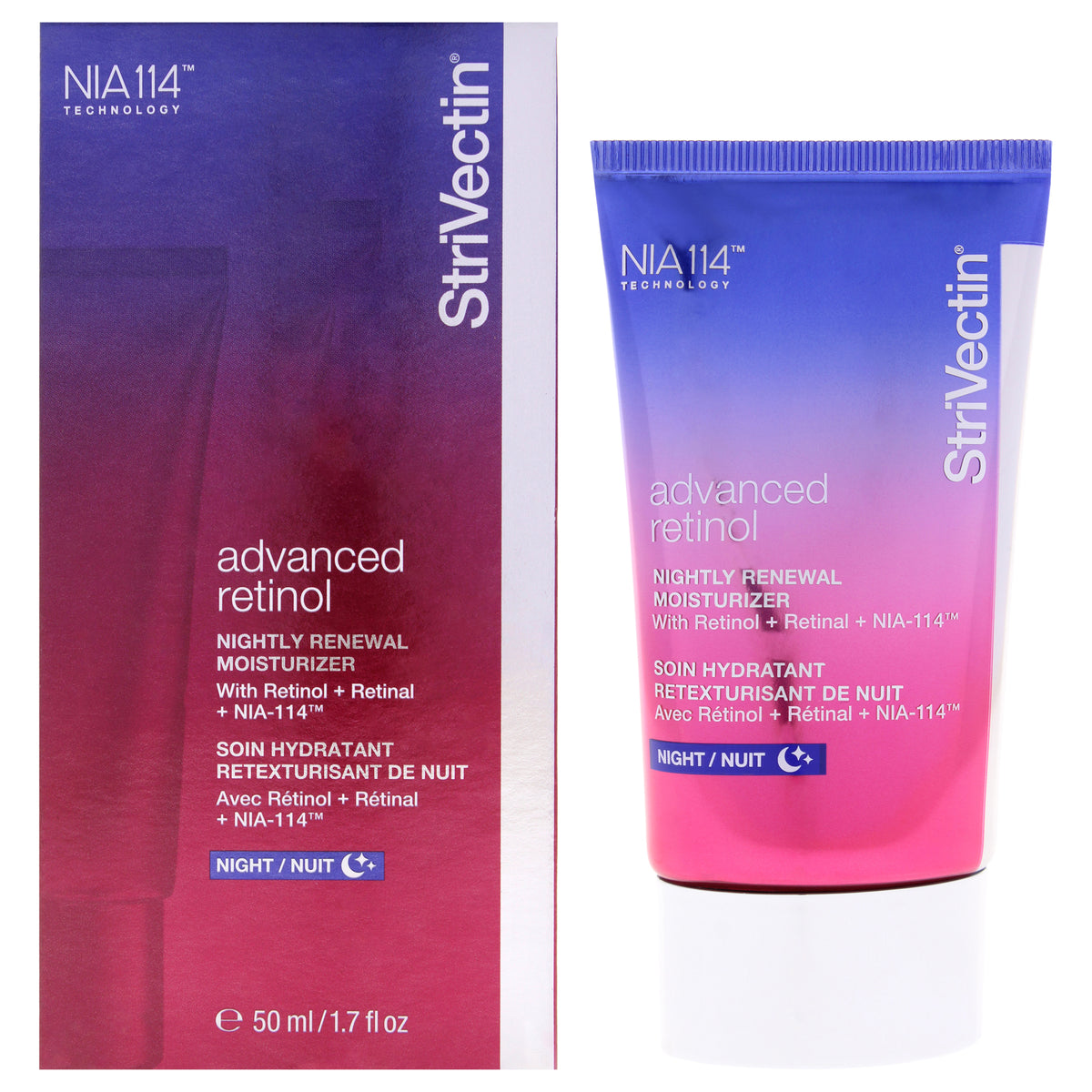 Advanced Retinol Nightly Renewal Moisturizer by Strivectin for Women - 1.7 oz Moisturizer