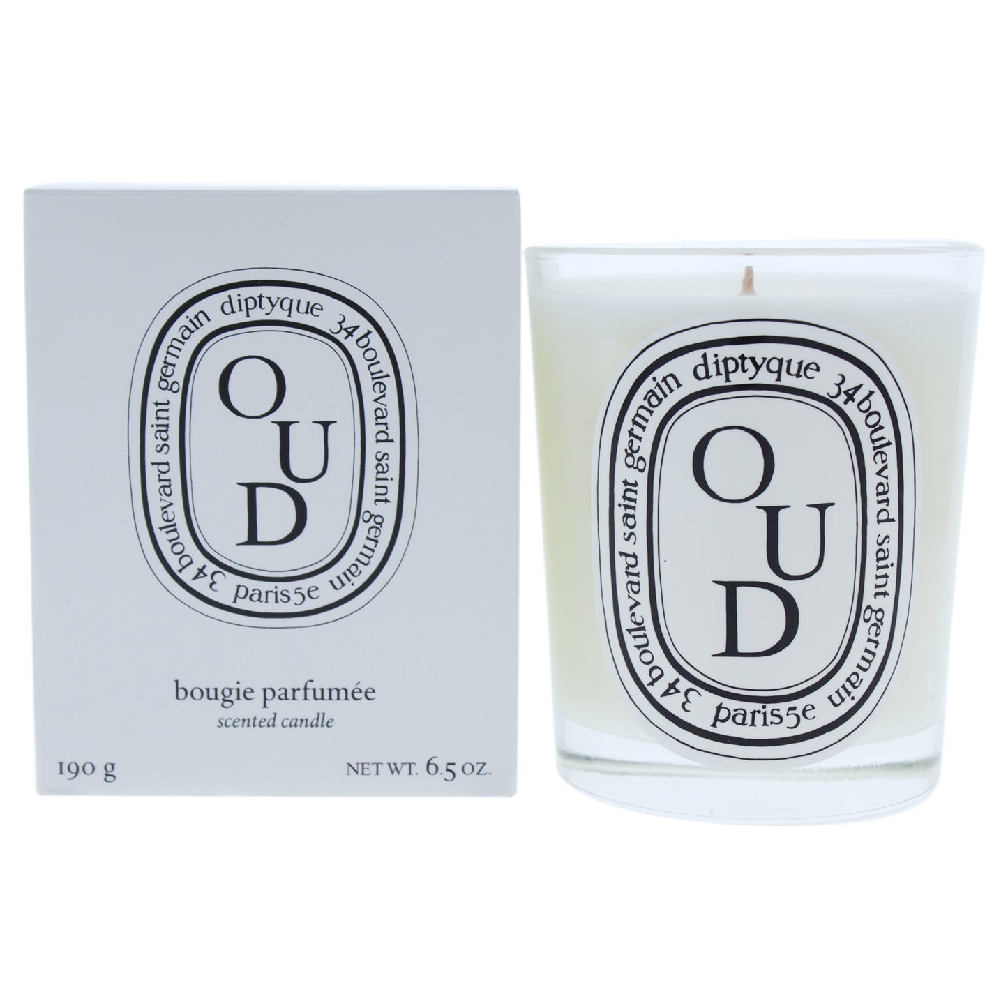 Oud Scented Candle 6.5 oz Candle
