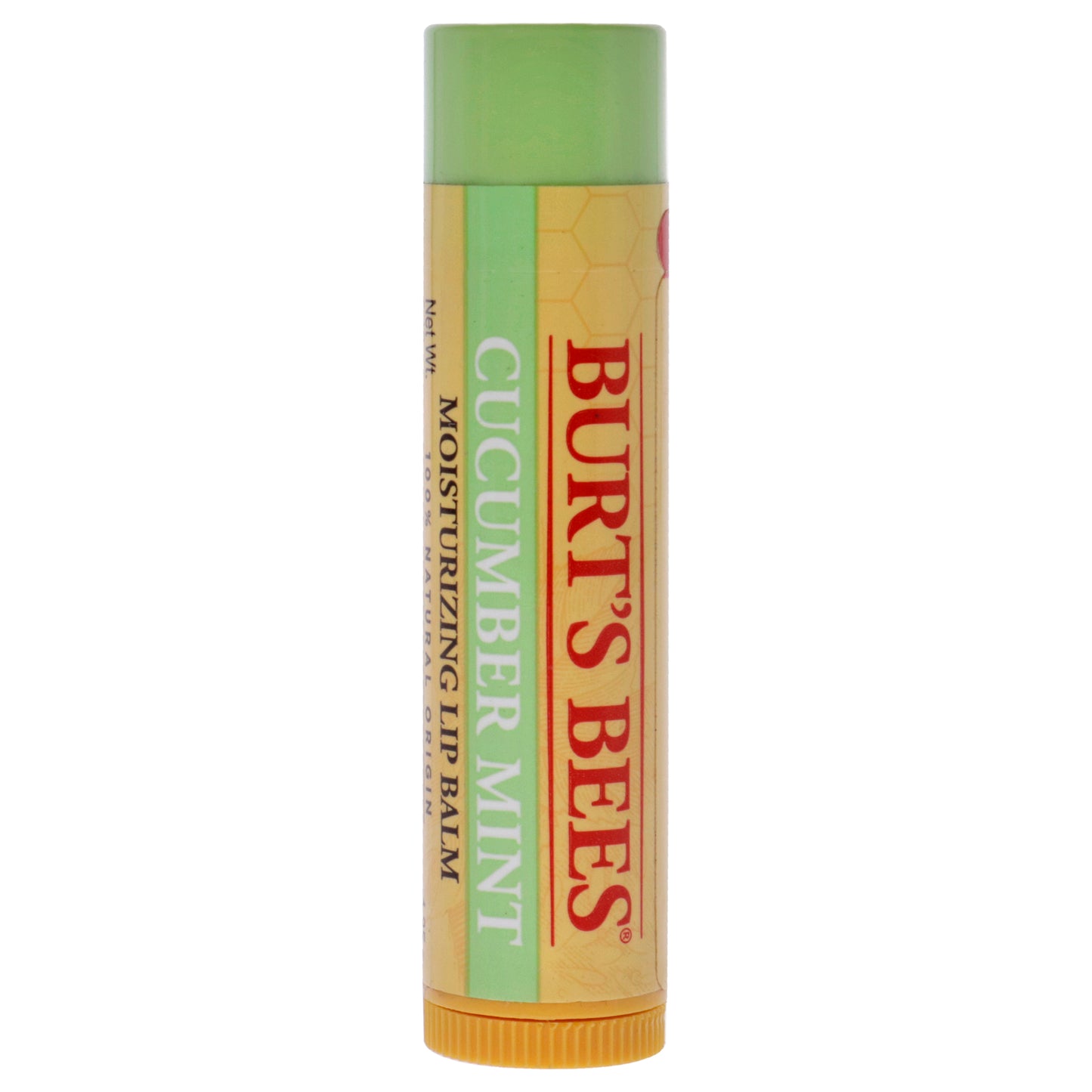 Cucumber Mint Moisturizing Lip Balm by Burts Bees for Women - 0.15 oz Lip Balm